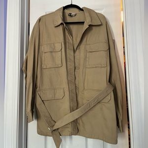 NWOT Khaki H&M Utility Jacket